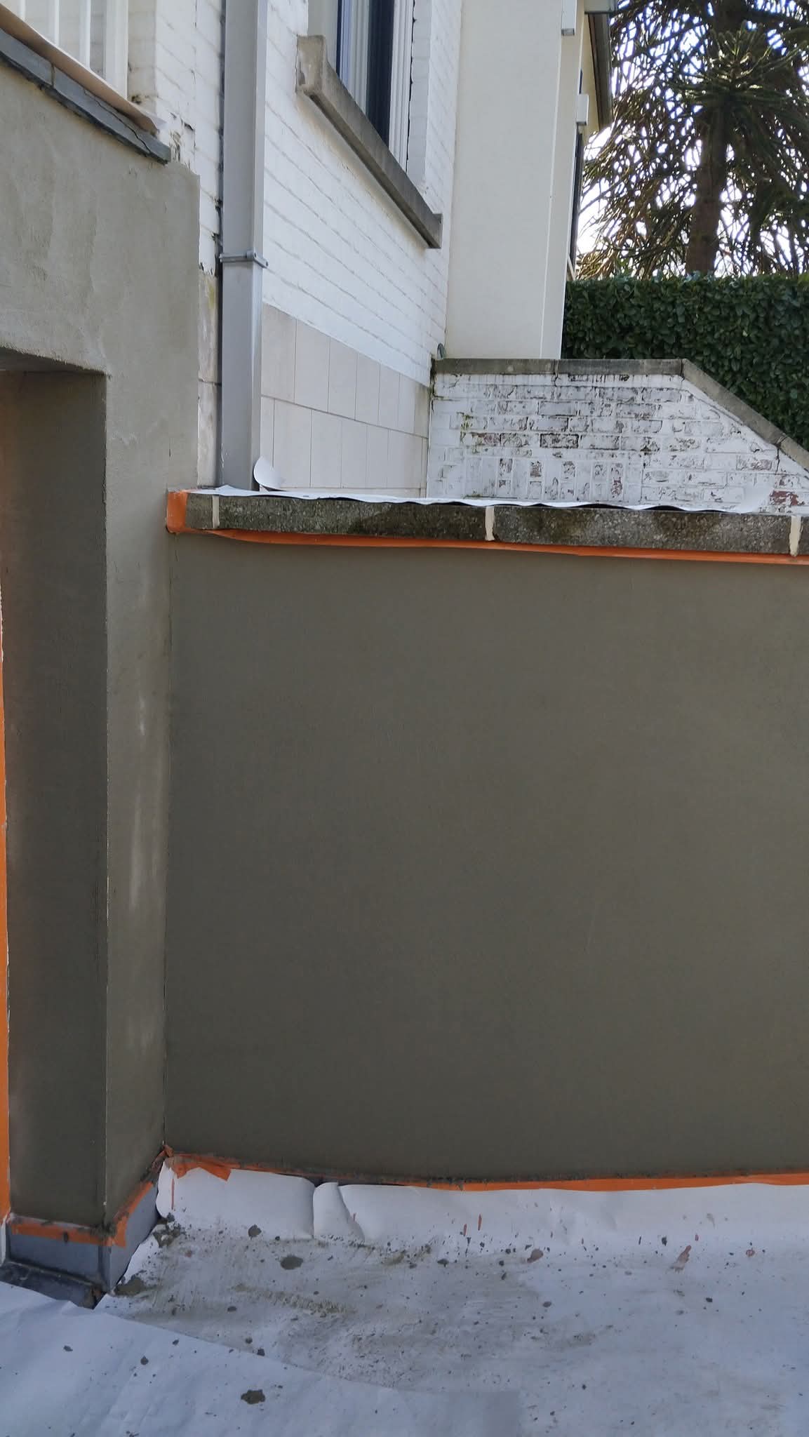 Crépi de façade extérieure - Vasmat Build Bruxelles